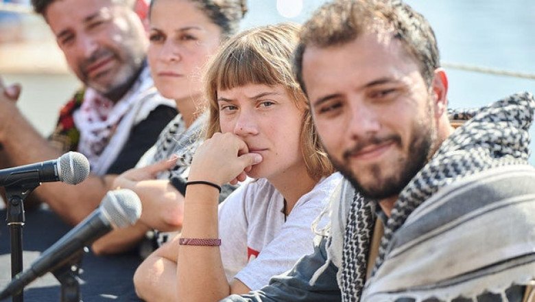 Aid ship carrying Greta Thunberg and other activists, set sail to Gaza