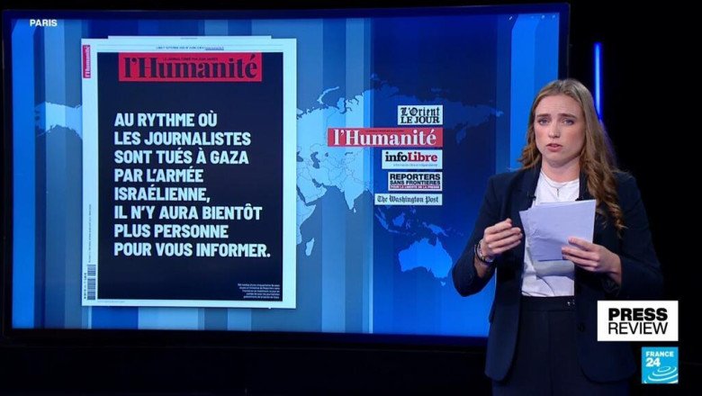 Papers go dark to protest killing of journalists in Gaza
