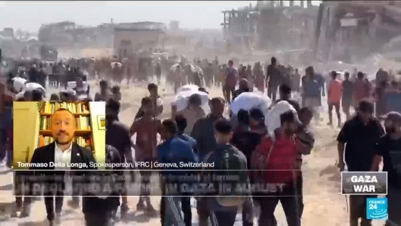 Famine affecting even humanitarian workers in Gaza and threatens life-saving missions, IFRC says