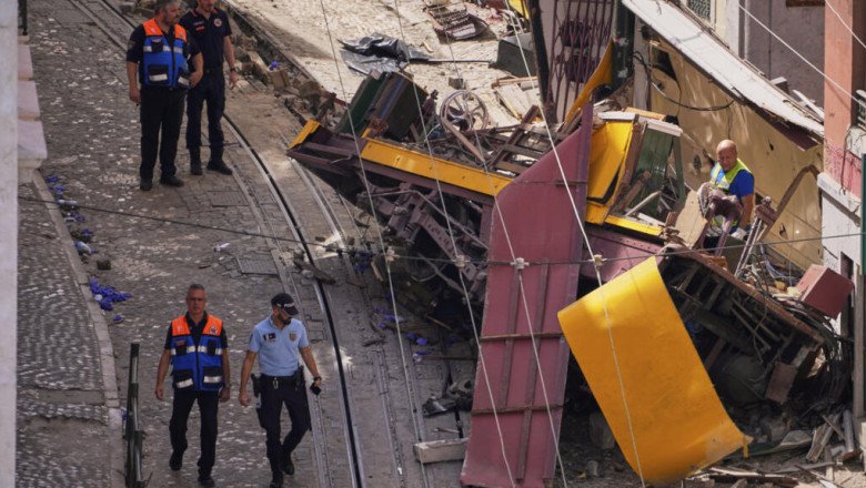French national among 16 people killed in Lisbon funicular train crash