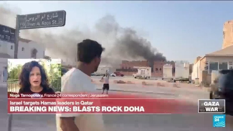 Explosion heard in Qatar's capital as Israel says it targets Hamas leadership in Doha