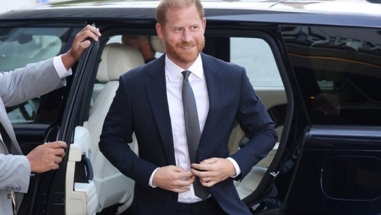 Prince Harry is on a rare visit back to the U.K., but will he see King Charles III or Prince William?